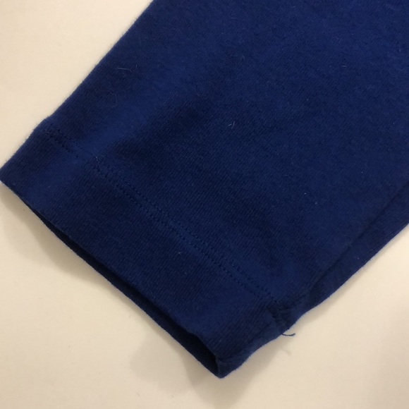 Jones New York XL mock neck Top Blue 100% cotton soft Excellent Condition - Picture 5 of 6